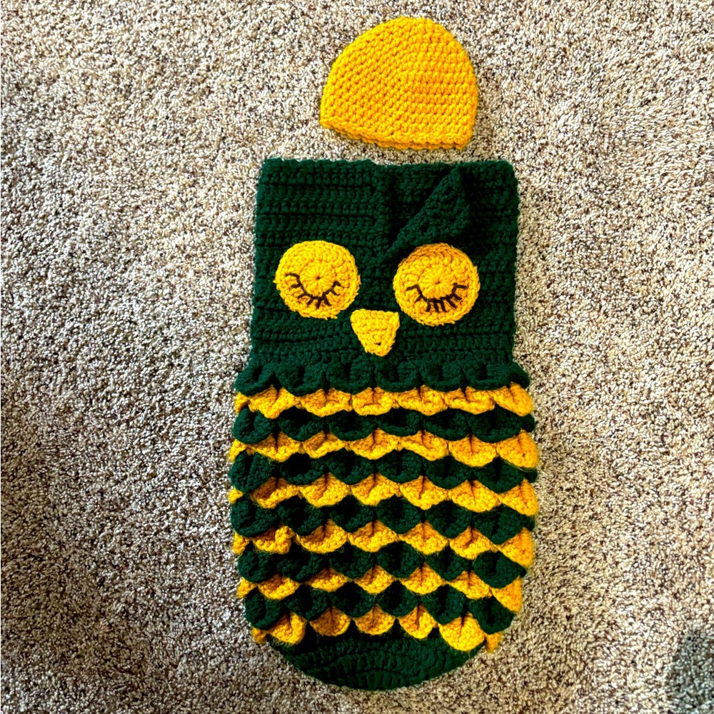 Crochet Baby Swaddle Outfit